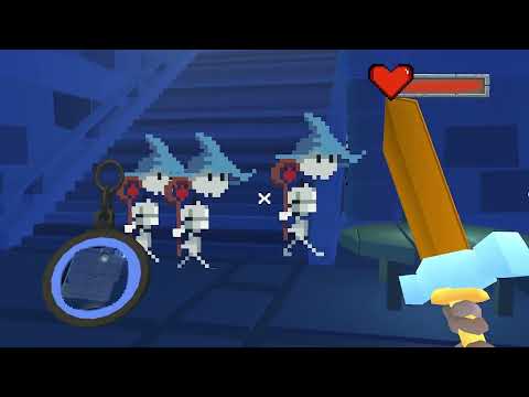 Random Realms gameplay with skeleton wizards and a sword