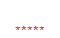 Thumbtack logo with five red stars below it.