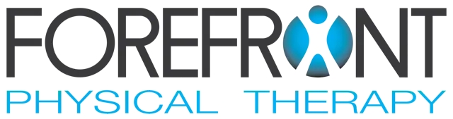 A blue background with a black square in the center.