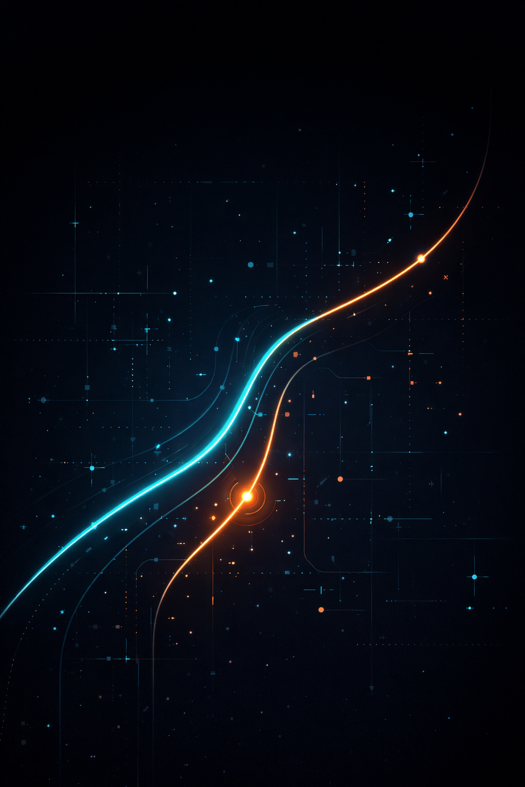 image of delivery route map (for a courier & delivery service)