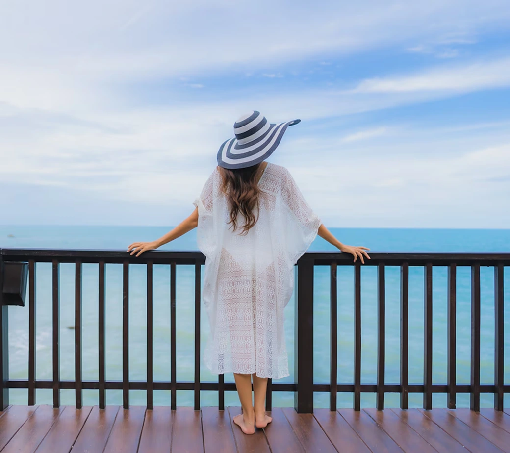 Indulge in luxurious rooms with panoramic sea views