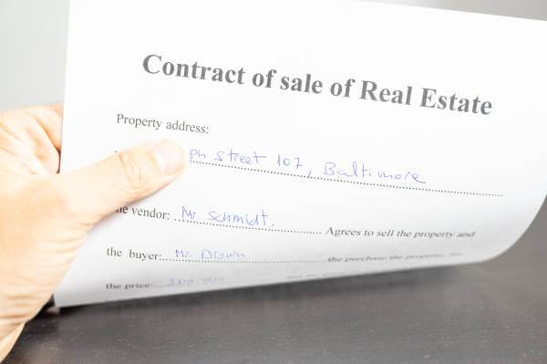 real estate contract