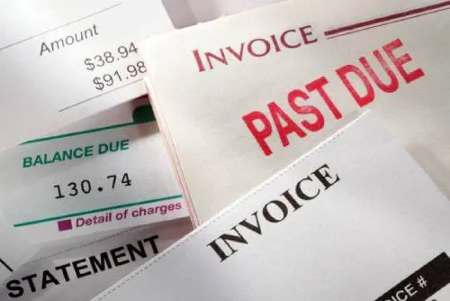 Invoices past due