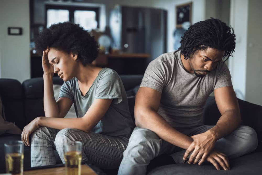 A sad man and woman sitting on a couch.|Divorce Decree next to a judge's gavel|A Divorce Decree next to a judge's gavel.|Couple sitting on a sofa while arguing about a divorce.|Application for a divorce, dissolution or (judicial) separation|How to file for divorce legal divorce decree document.|Applicaton for a divorce, dissolution or judicial separation legal document.|Couple arguing and contemplating a divorce.