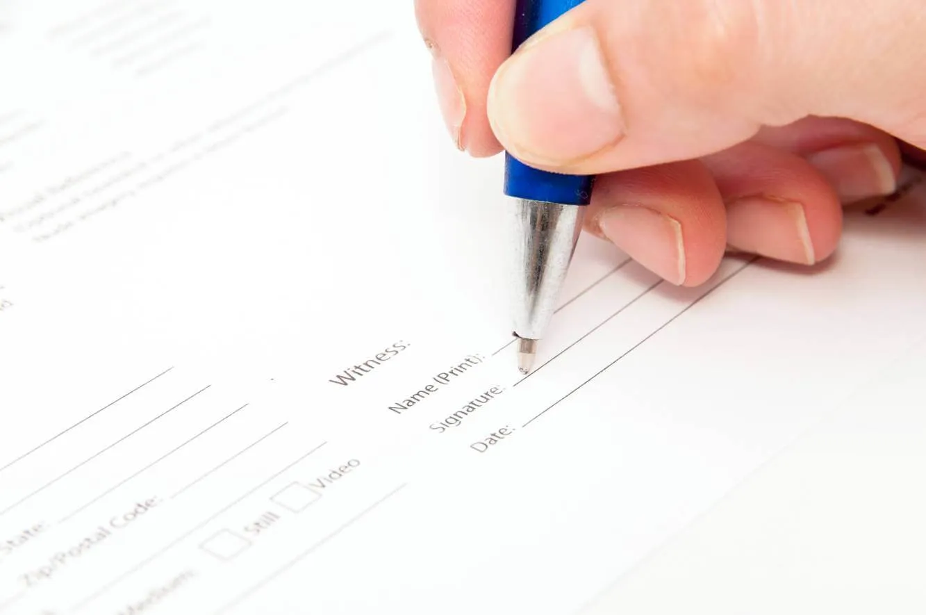 witness signing a will