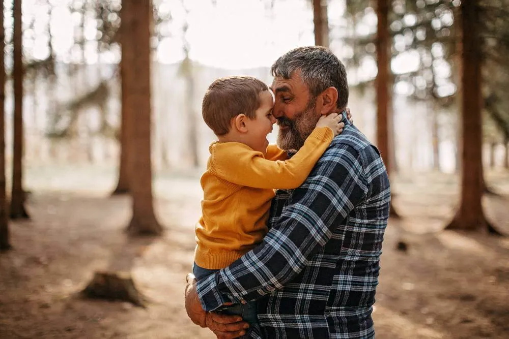 Man and child in a conservatorship