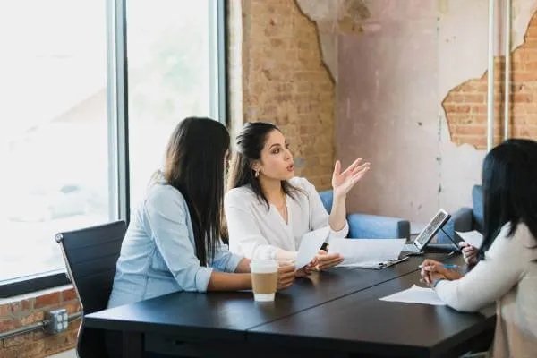 small business owner getting legal advice about her business registration