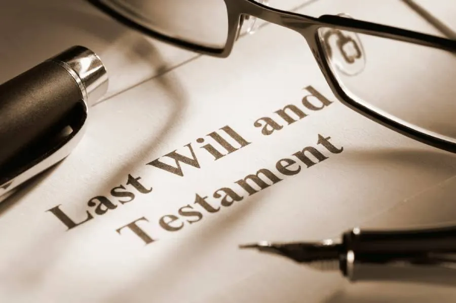 Last Will and Testament document