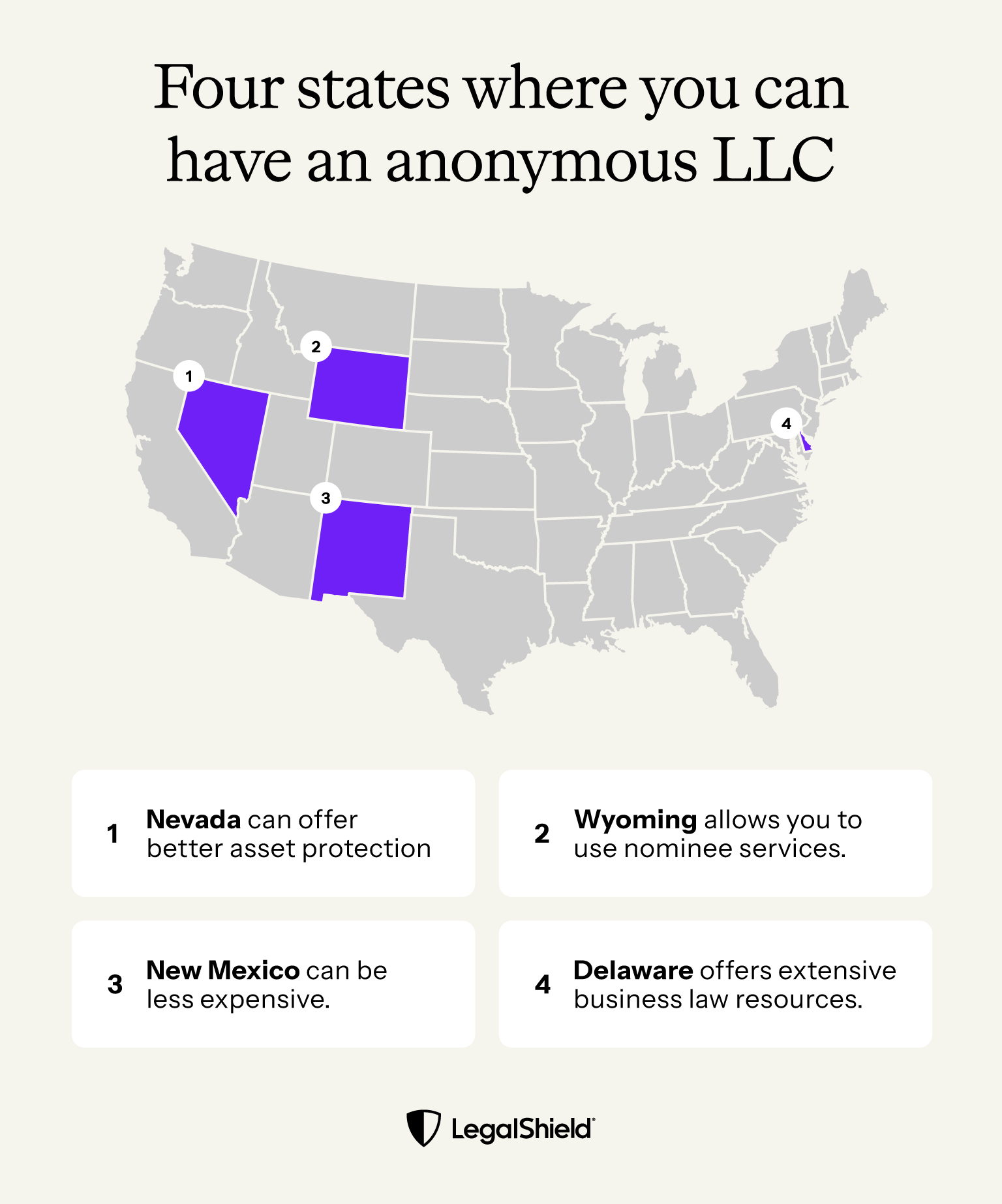 How to create an anonymous LLC step by step