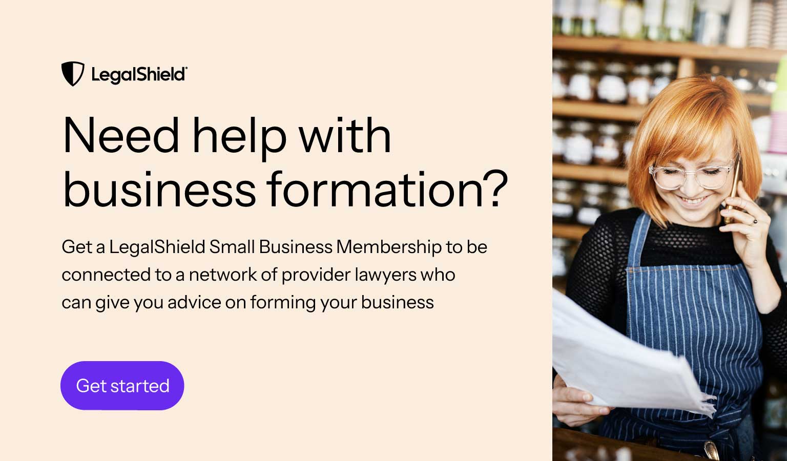 A CTA asking you if you need help with business formation.