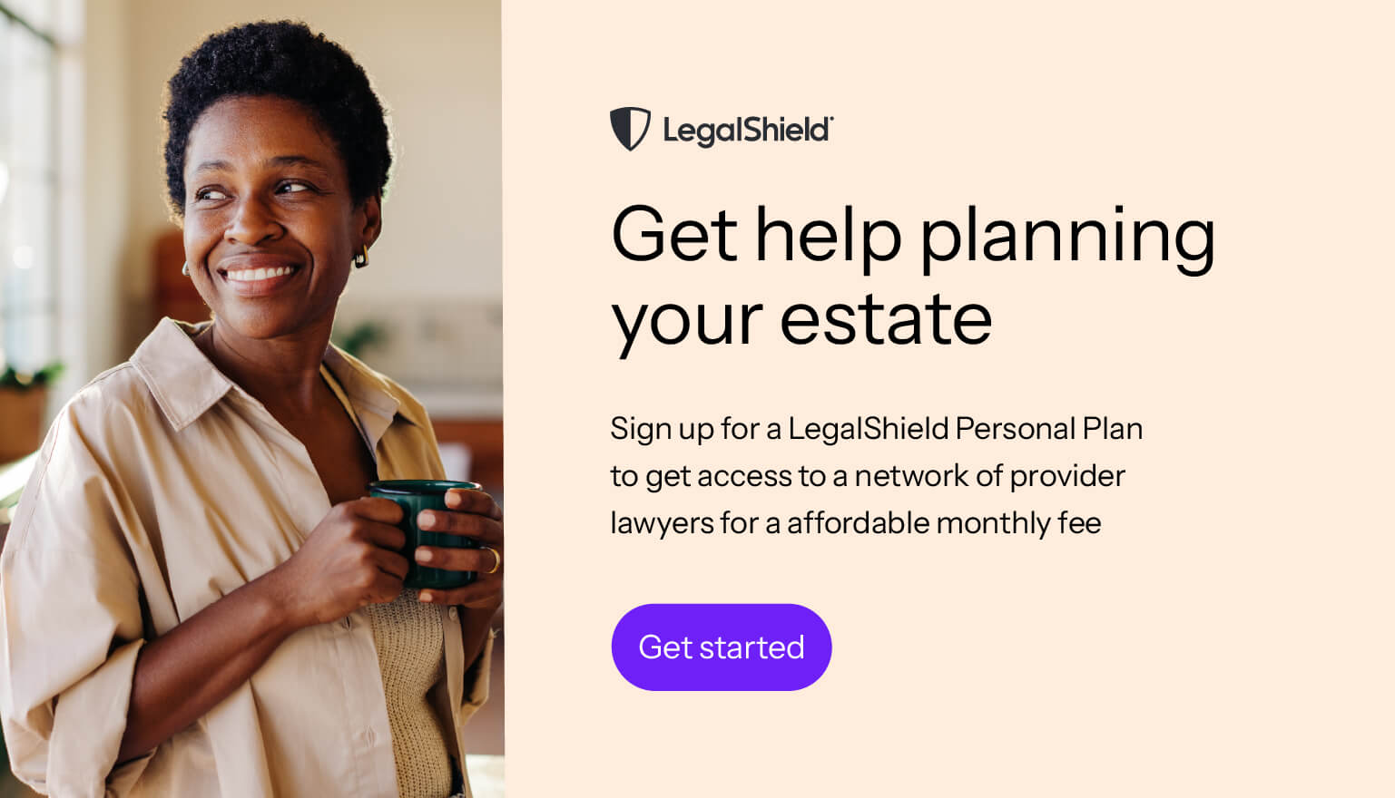 A CTA offering you to get help planning your estate