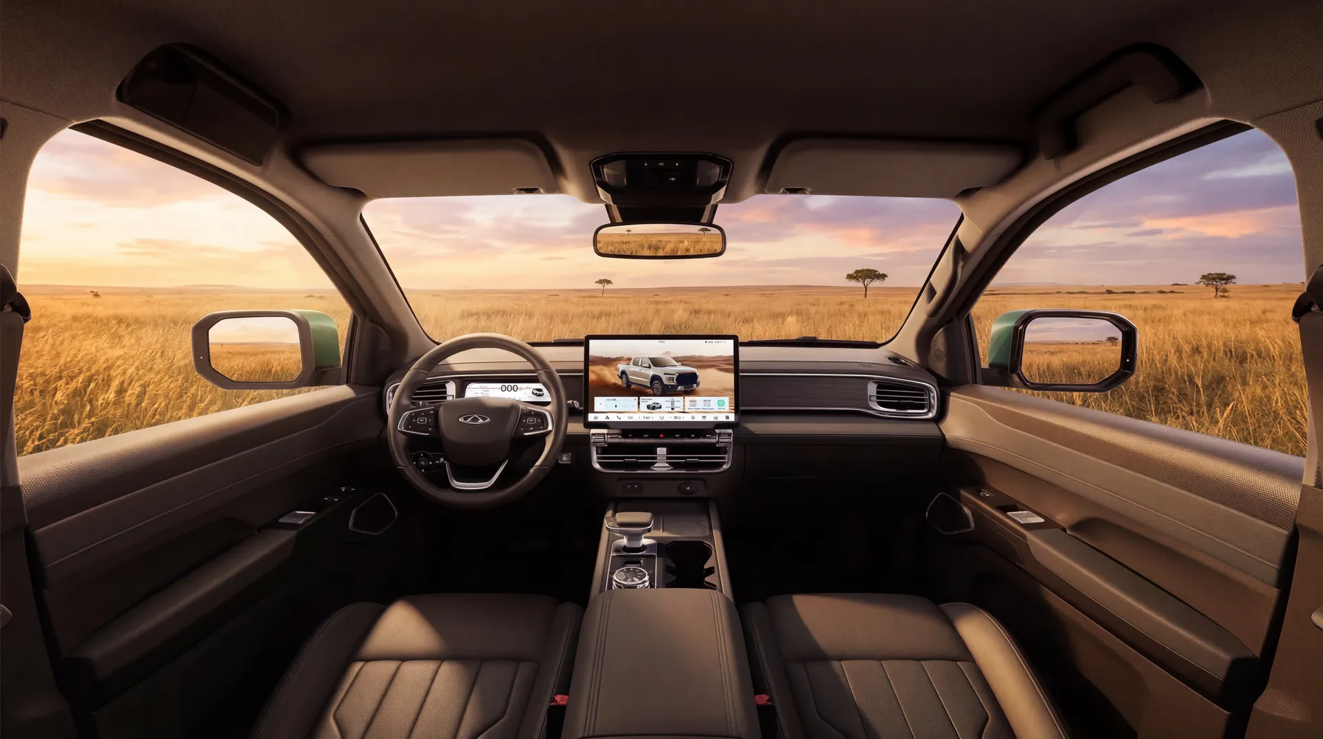 Chery Himla — interior 4x4, comparador de modelos