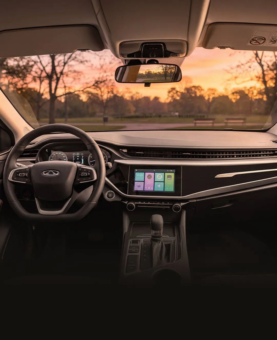 Chery Arrizo 5 Pro A/T — banner móvil de interior
