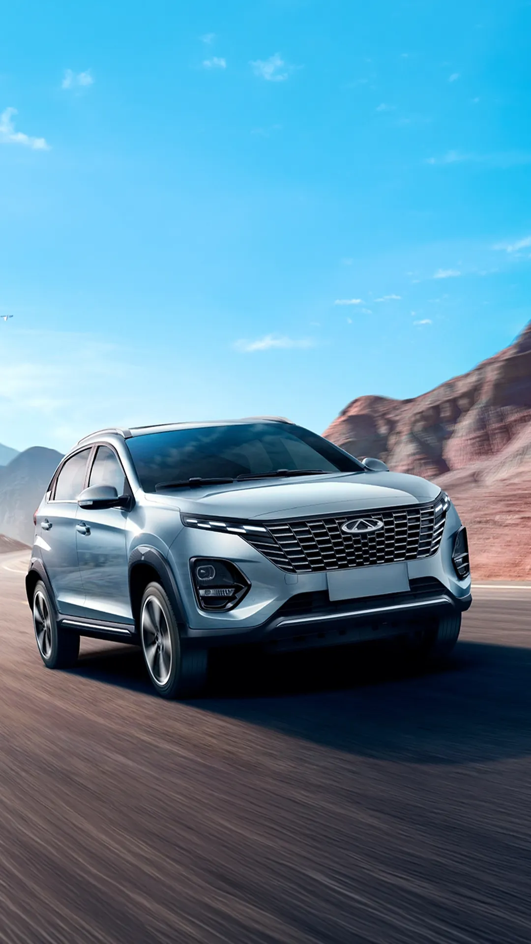 Chery Tiggo 2 Pro Max 2026 — banner móvil, SUV compacta
