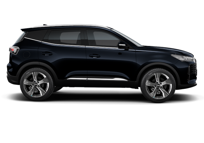 Chery Tiggo 4 Pro Max color azul — miniatura de modelo, SUV Venezuela