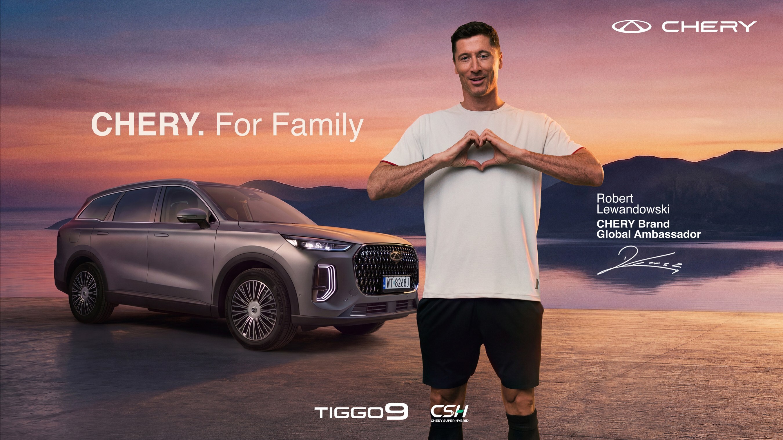 Miniatura de noticia: Robert Lewandowski protagoniza el nuevo comercial de televisión de Chery
