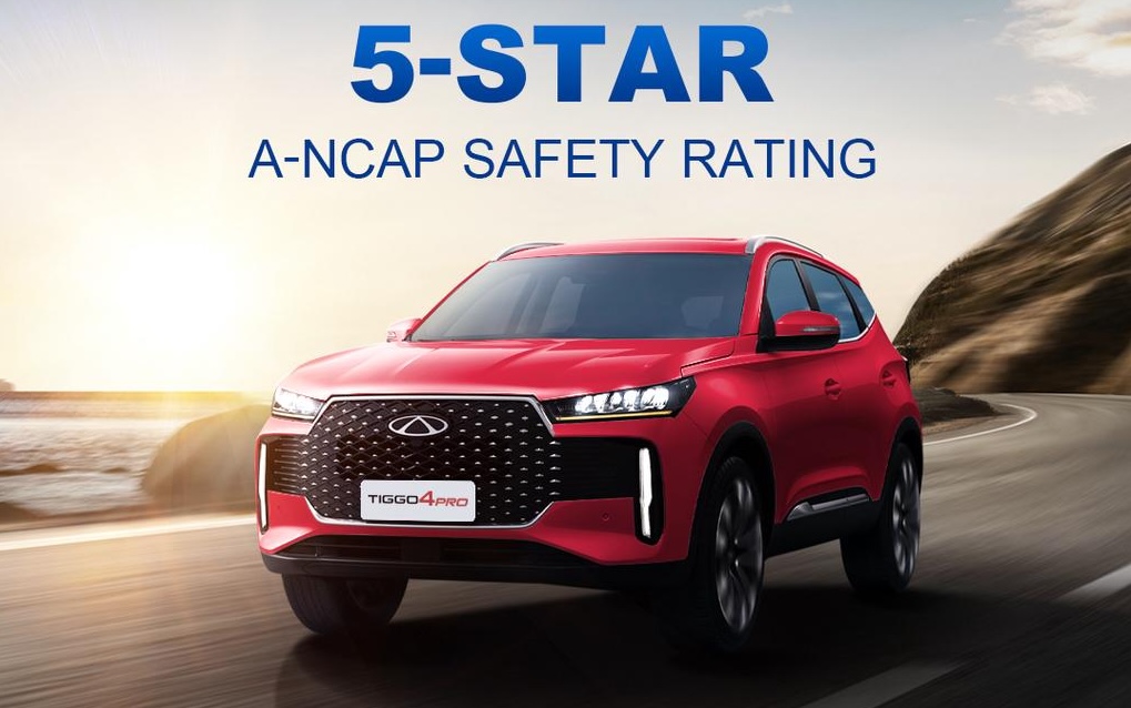 Tiggo 4, Tiggo 7 y Tiggo 8 de Chery obtienen calificación de seguridad ANCAP de 5 estrellas
