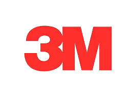 3M company logo in red on a transparent background.