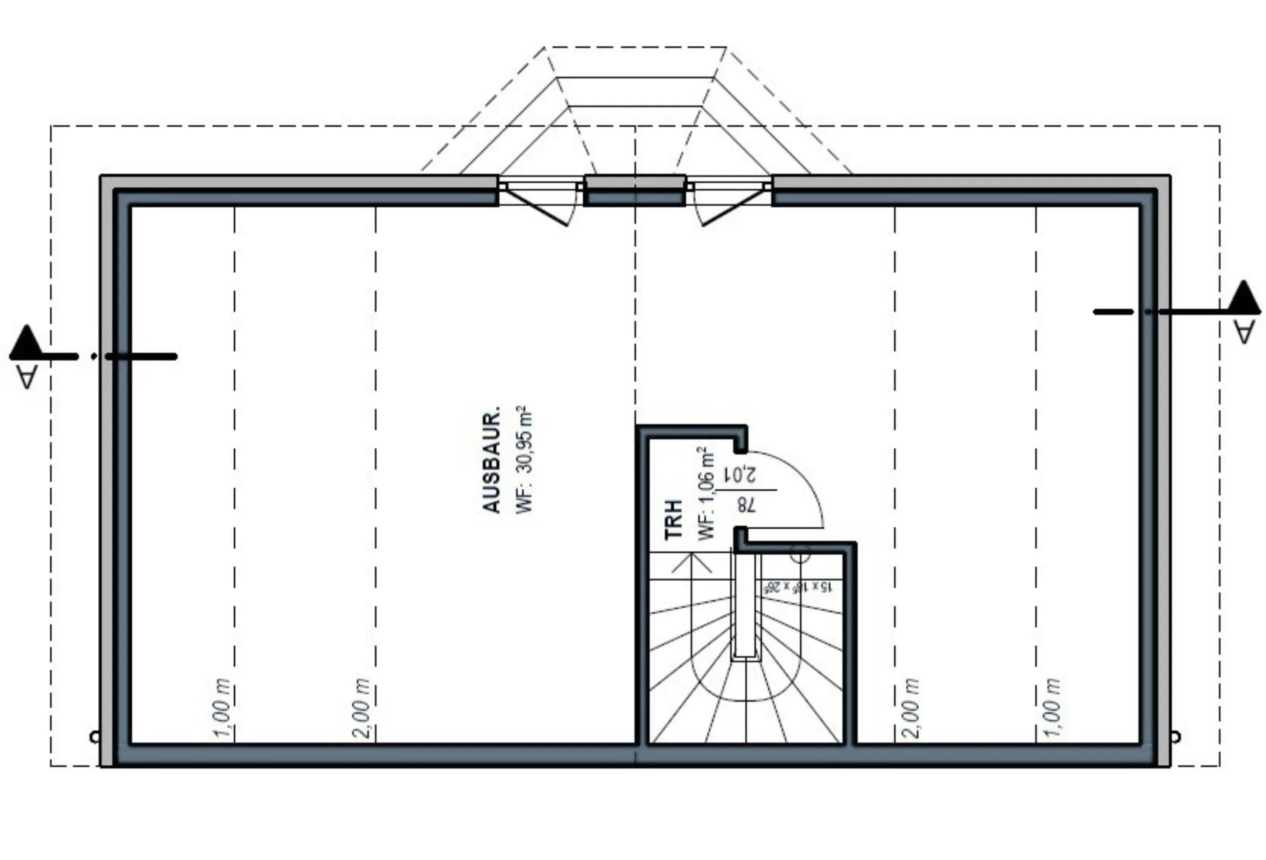 Grundriss Dachgeschoss QNG Immobilie