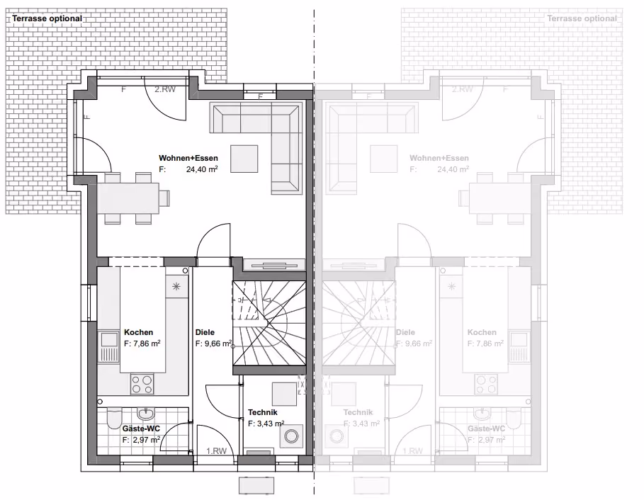Grundriss Wohnung in Taucha bei Leipzig