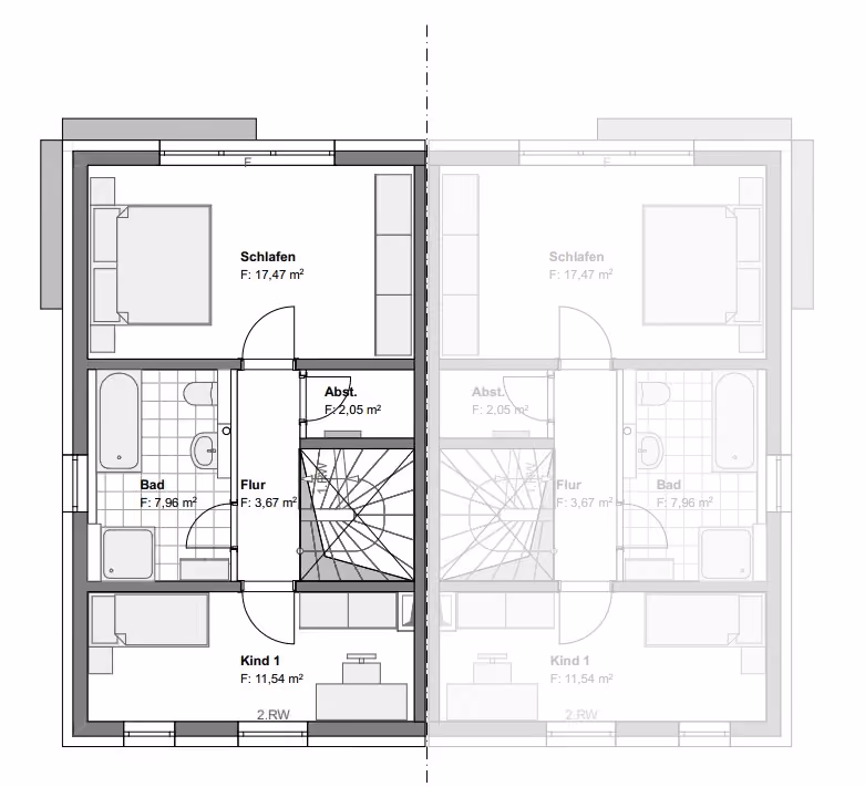 Grundriss Wohnung in Taucha bei Leipzig