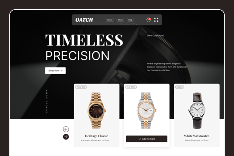 Oatch - Webflow Ecommerce Website Template thumbnail