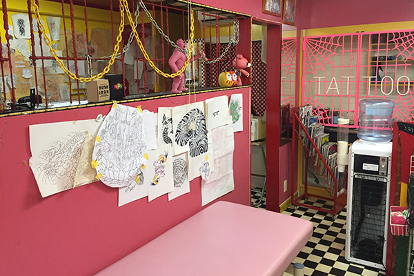 Photograph of the JP Style Ink studio.