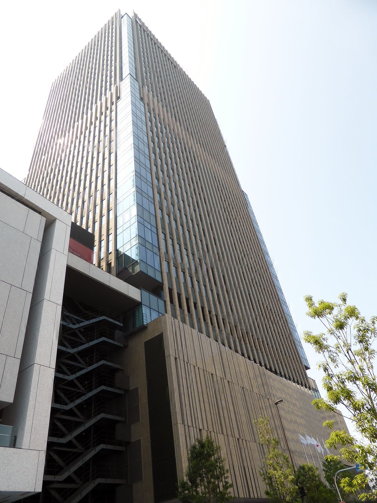 Modern international hotel building