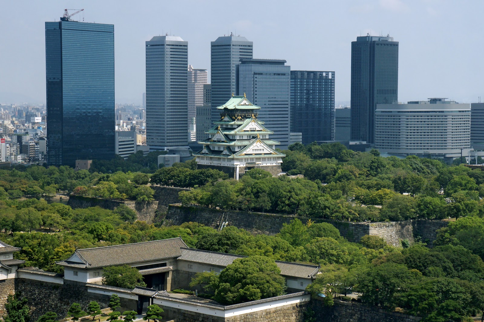 Beautiful Osaka Castle representing the city's cultural heritage