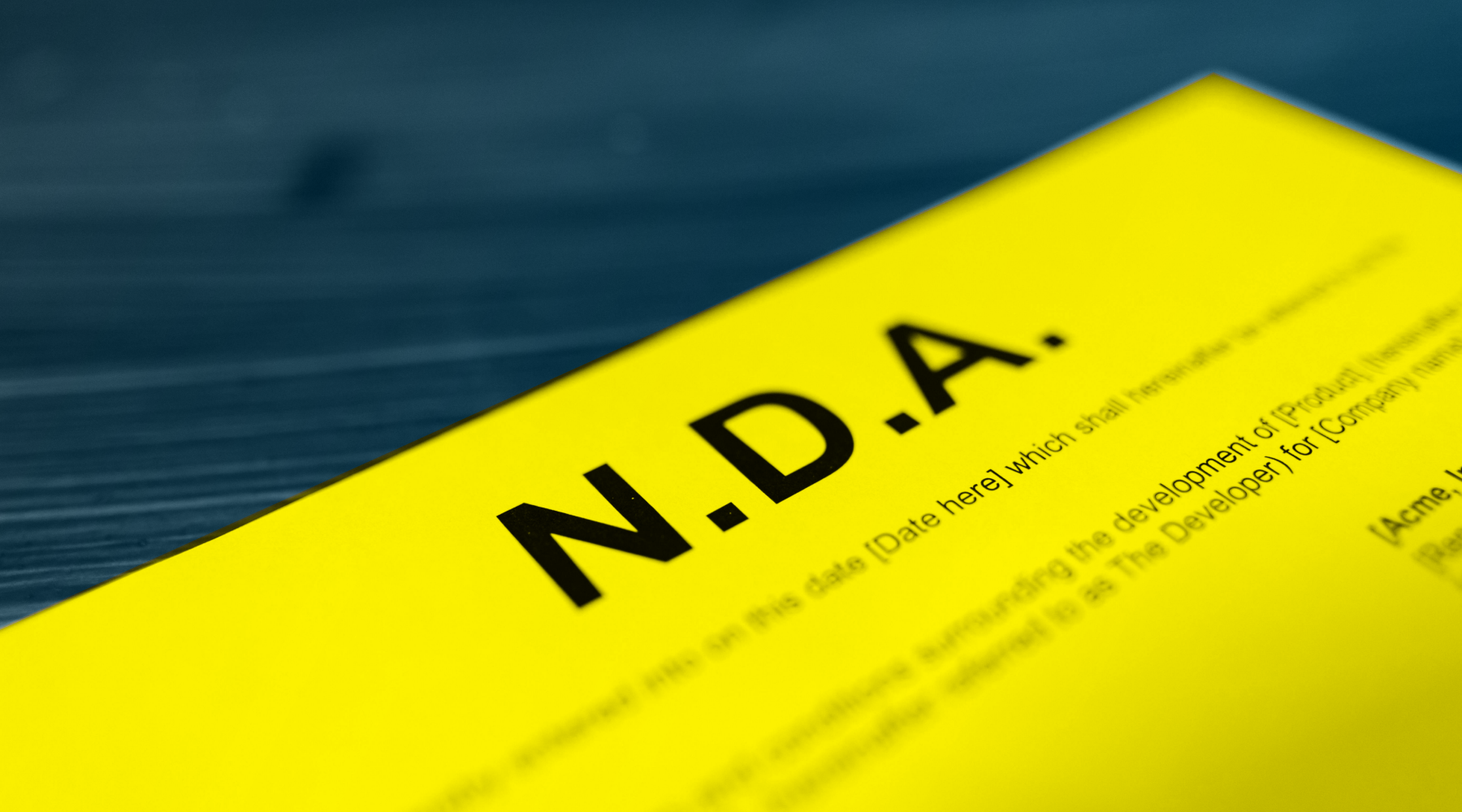 How to Keep Private Information Under Lock with NDAs