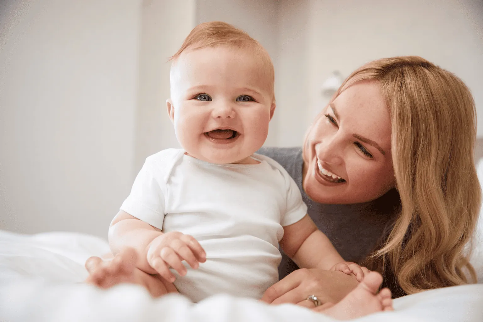 Sessions are comfortable and in sync with your baby’s cues.