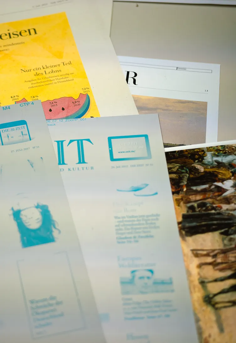 Ein Text wird lektoriert