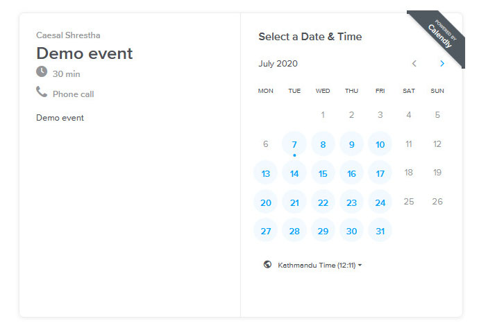 Calendly Embed Image