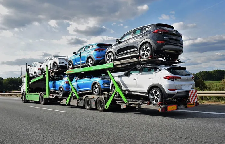 Open car transport