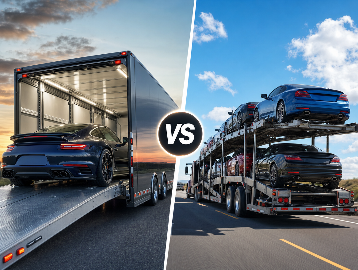 Enclosed vs. Open Car Shipping: Which Should You Choose?