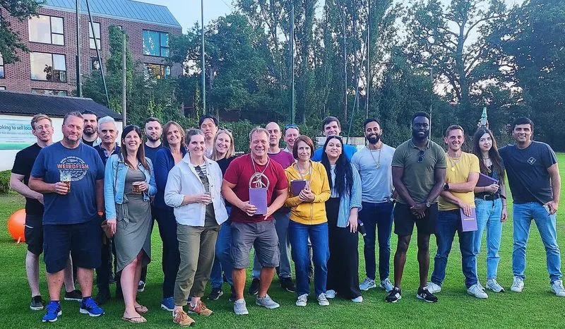 Bauer Media Outdoor team at an internal event