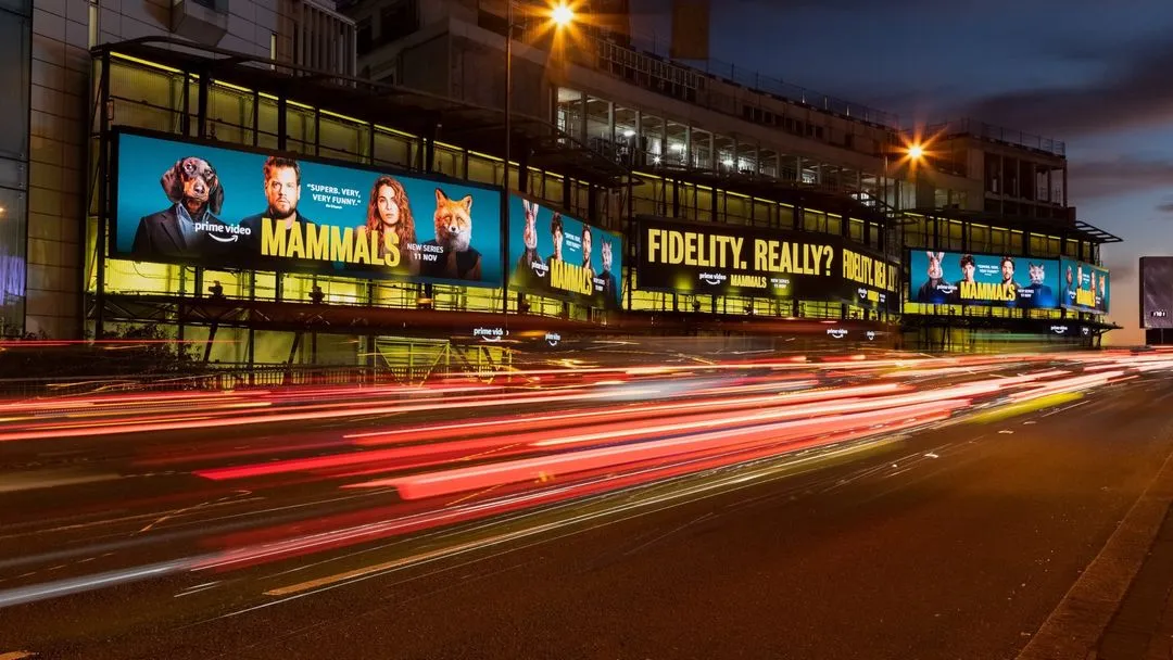 Amazon Prime Campaign on Bauer Media Outdoor's Storm Cromination site