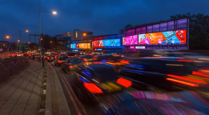 Cromination advertising site in London that became part of the Storm network