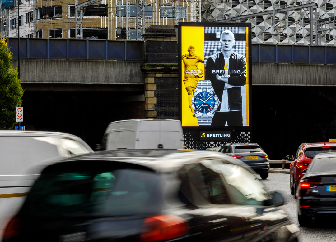 Storm site showing Breitling ad