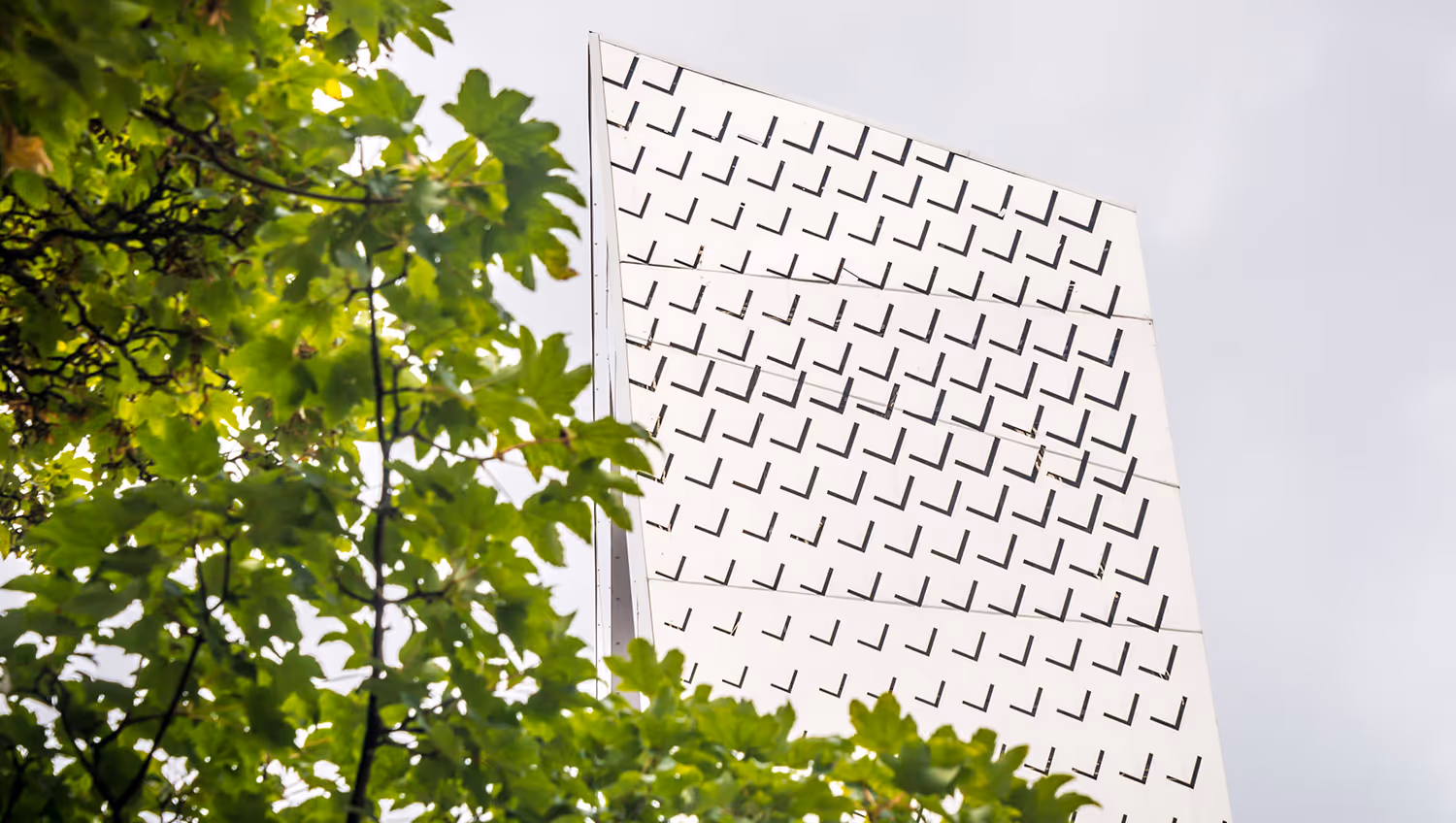 Storm Liverpool Towers close up