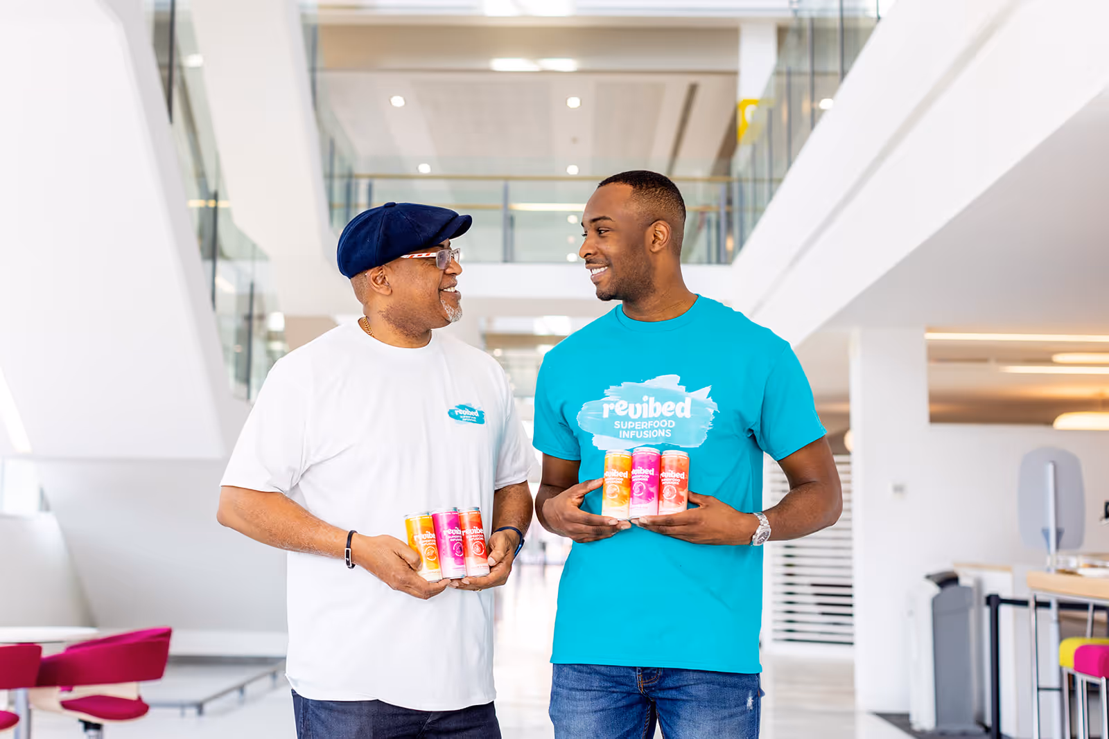 Revibed drinks founders, winners of the 2025 Compass scheme for Black-owned businesses