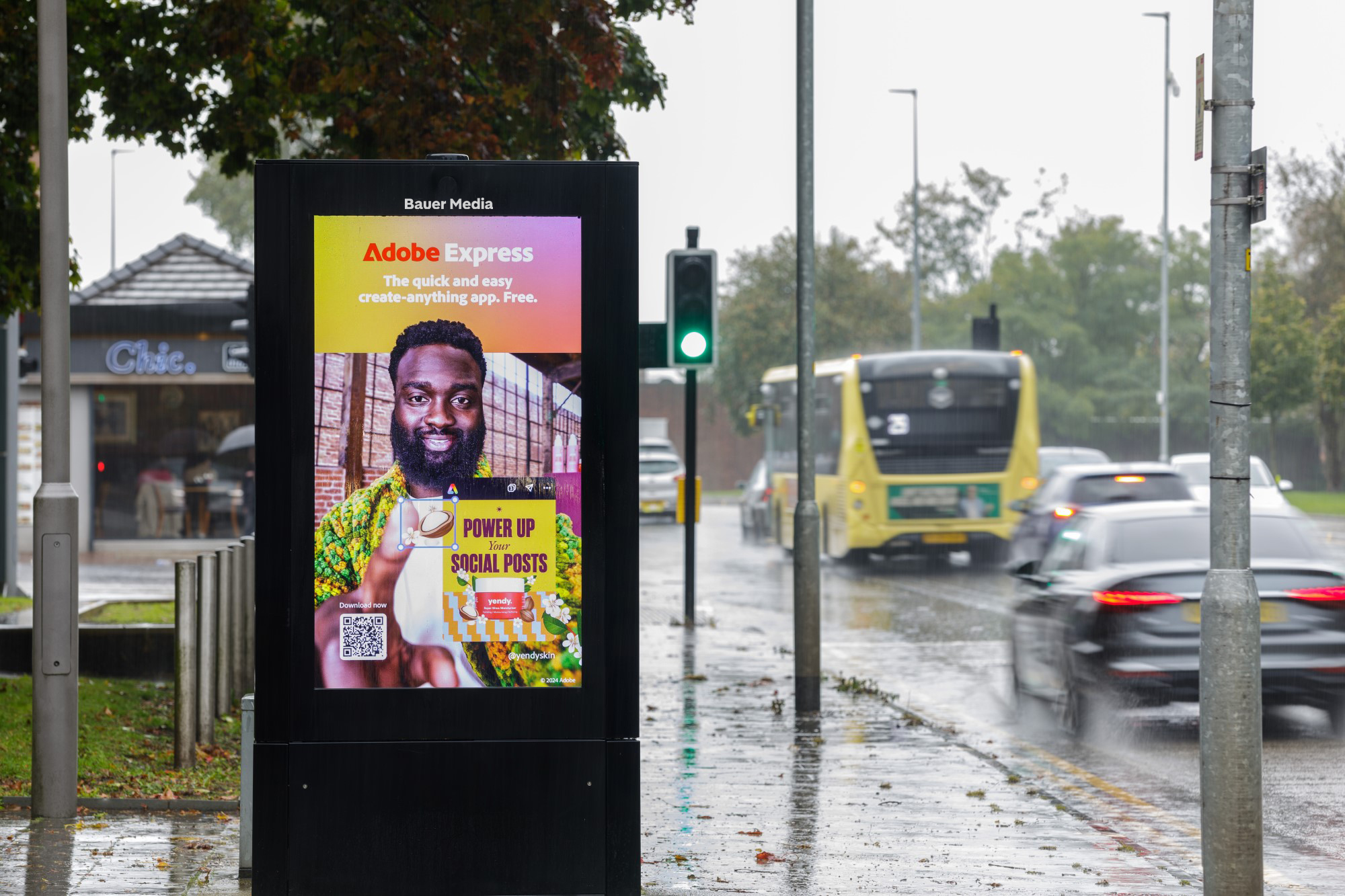 Adobe's Adshel Live campaign