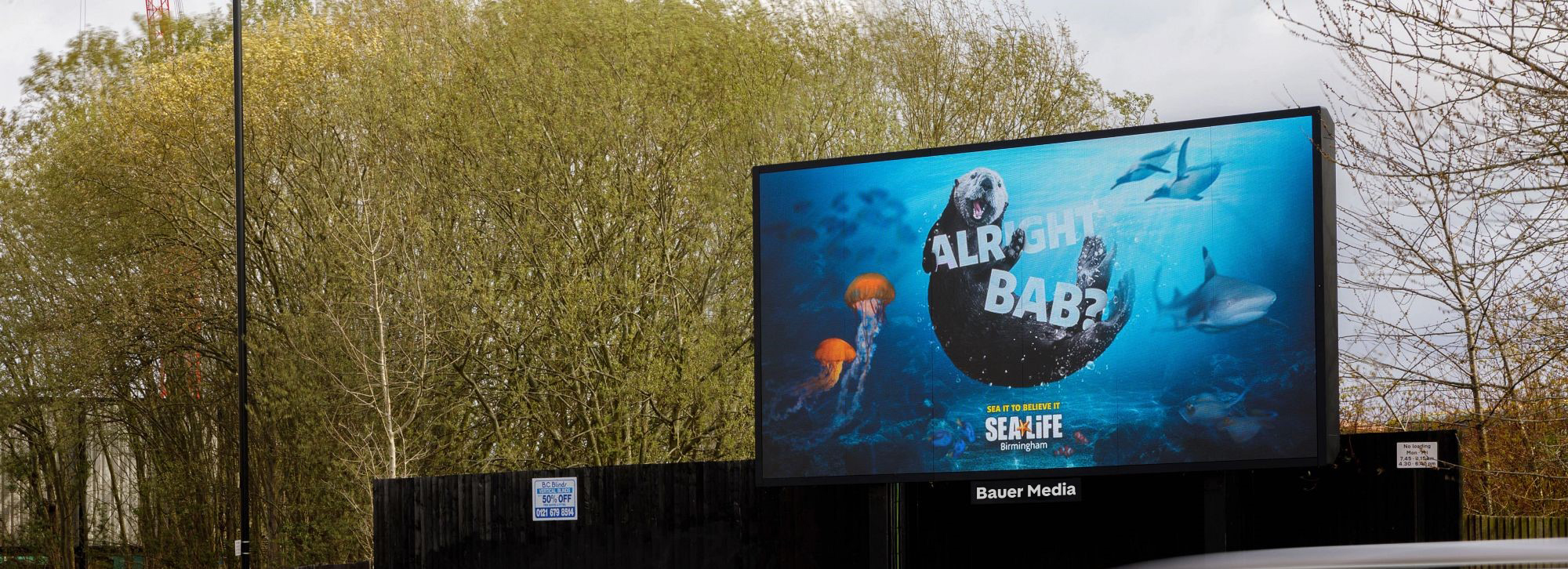 Sealife's digital billboard campaign