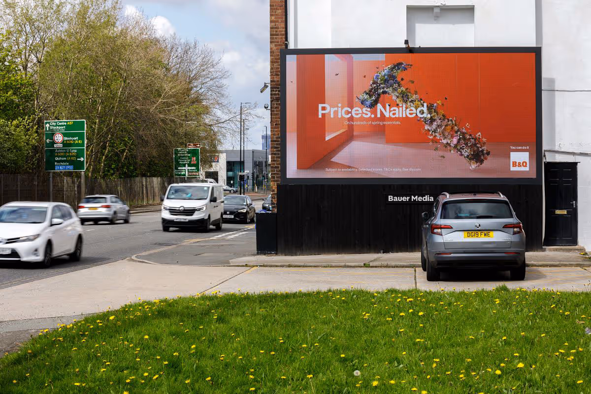 B&Q's billboard campaign