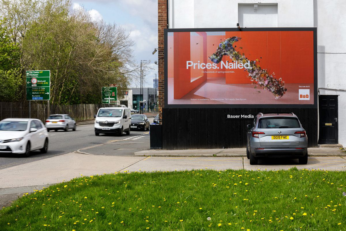 B&Q's billboard campaign