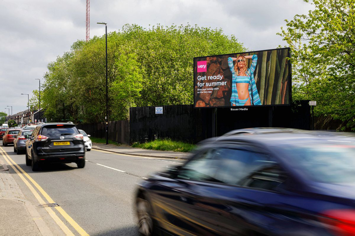 Very's digital billboard campaign