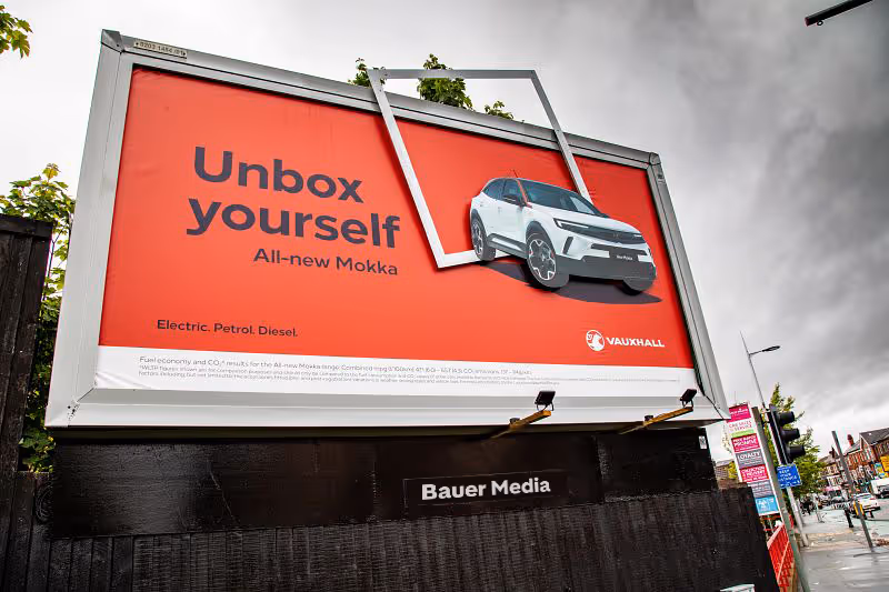 Vauxhall's billboard ad campaign