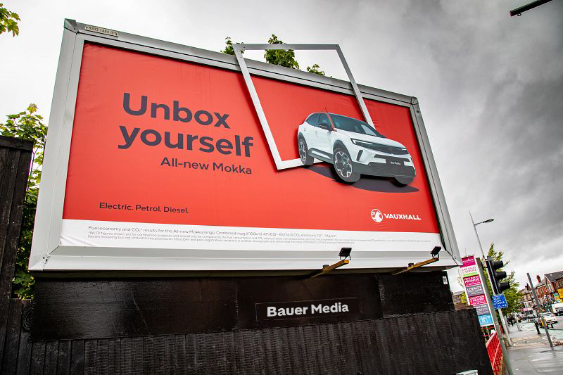 Vauxhall's billboard ad campaign