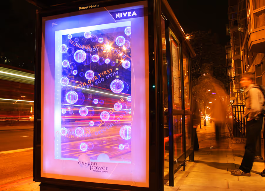 A Nivea Special build advertising campaign
