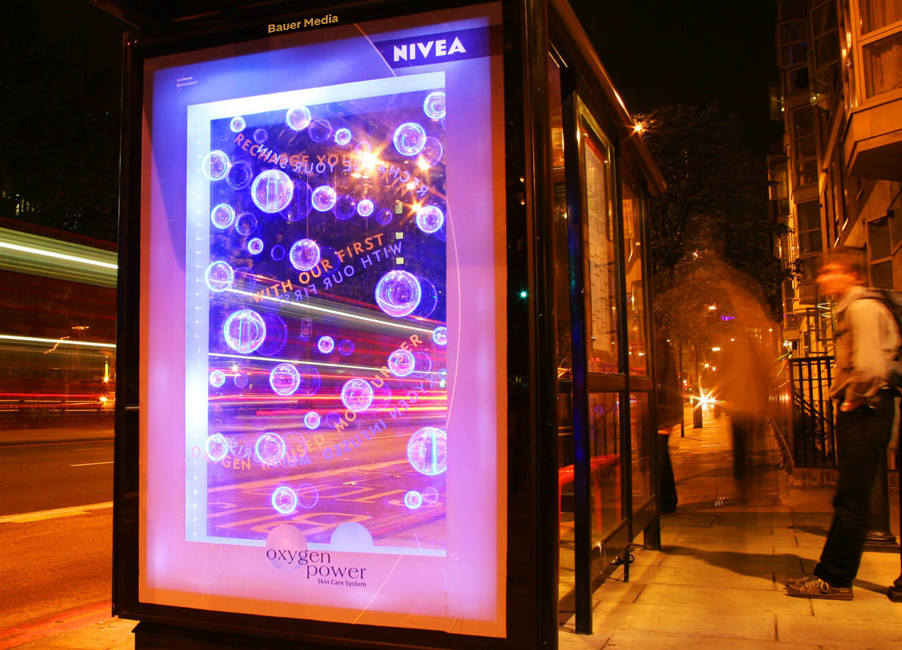 A Nivea Special build advertising campaign